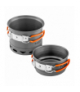 Garnki turystyczne 2w1 z radiatorem + torba GTX NEO Tools 63-144