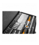 Klucze nasadowe 1/4", zestaw 63 szt. GTX NEO Tools 10-008