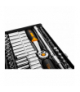 Klucze nasadowe 1/4", zestaw 63 szt. GTX NEO Tools 10-008