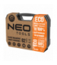 Klucze nasadowe 1/2", 1/4" , zestaw 82 szt. ECO GTX NEO Tools 10-058