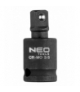 Zestaw przegubów udarowych 3 szt., 1/4", 3/8", 1/2" GTX NEO Tools 10-256 - zdjęcie 5