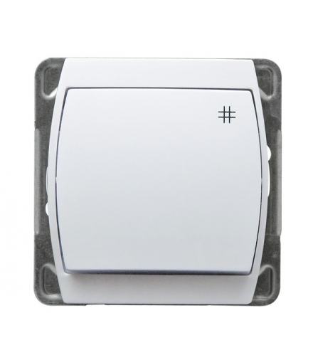 GAZELA ŁP-4J/m/00 Łącznik krzyżowy , BIAŁY