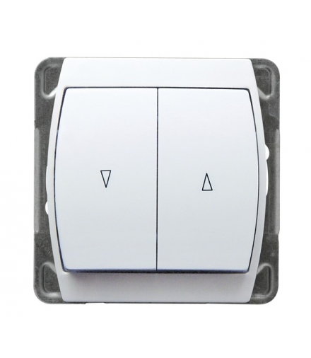 GAZELA ŁP-7J/m/00 Łącznik żaluzjowy , BIAŁY