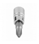 Końcówka wkrętakowa PH2 na nasadce 1/4", krótka, 37 mm GTX NEO Tools 10-317