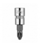 Końcówka wkrętakowa PZ2 na nasadce 1/4", krótka, 37 mm GTX NEO Tools 10-320