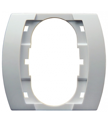 GAZELA RG-1J/00 Ramka gniazda podwójnego , BIAŁY