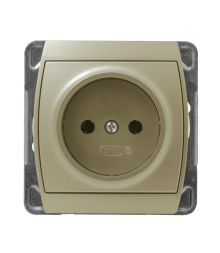 GAZELA GP-1J/m/16/16 Gniazdo pojedyncze , SATYN/SATYN