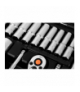 Klucze nasadowe 1/4", 1/2", zestaw 110 szt., CrV GTX NEO Tools 10-066