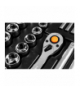 Klucze nasadowe 1/2", 3/8" , 1/4", zestaw 233 szt. GTX NEO Tools 10-078