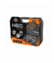 Klucze nasadowe 1/2", 3/8" , 1/4", zestaw 233 szt. GTX NEO Tools 10-078