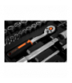 Klucze nasadowe 1/2", 1/4", zestaw 73 szt., CrV GTX NEO Tools 10-054