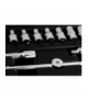 Klucze nasadowe, 1/4”, CrV, zestaw 46 szt. GTX NEO Tools 10-004