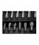 Klucze nasadowe, 1/4", 1/2", CrV, zestaw 94 szt. GTX NEO Tools 10-062