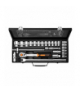 Klucze nasadowe 1/2" , zestaw 25 szt., CrV GTX NEO Tools 10-036