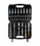 Klucze nasadowe 1/2", zestaw 58 szt., CrV GTX NEO Tools 10-042