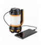 Lampa biwakowa akumulatorowa 800 lm powerbank 3 w 1 CREE T6 + SMD LED GTX NEO Tools 99-031