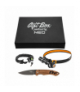 Set 3 elementy (latarka czołowa 99-026, bransoletka survivalowa 5 w 1 63-140, nóż składany) GTX NEO Tools 63-033