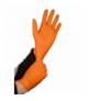 Rękawiczki nitrylowe, pomarańczowe, 50 sztuk, rozmiar XL GTX NEO Tools 97-690-XL