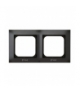 IMPRESJA RH-2Y/50 Ramka podwójna do łączników IP-44 , ANTRACYT