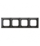 IMPRESJA RH-4Y/50 Ramka poczwórna do łączników IP-44 , ANTRACYT