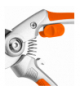 Sekator kowadełkowy 210 mm, zakres do 20 mm, aluminiowy, uchwyt pokryty gumą TPR GTX NEO Tools 15-213