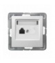 IMPRESJA GPT-1Y/m/00 Gniazdo telefoniczne pojedyncze , BIAŁY