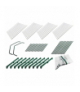 Szklarnia 69 x 49 x 160 cm, folia PVC, metalowa konstrukcja GTX NEO Tools 15-901