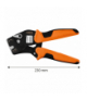 Szczypce do zaciskania końcówek tulejkowych CRV 230mm, samonastawne 0.08 -16 mm2, AWG 26-5 GTX NEO Tools 01-539
