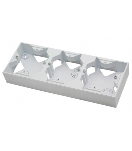 IMPRESJA PNP-3Y/00 Puszka instalacyjna do serii IMPRESJA potrójna, BIAŁY