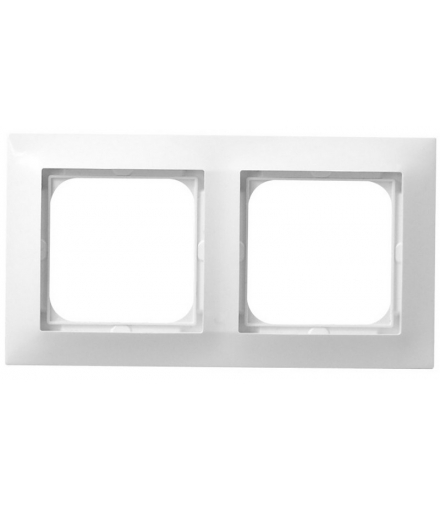IMPRESJA R-2Y/00 Ramka podwójna , BIAŁY