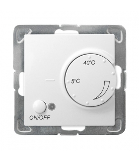 IMPRESJA RTP-1YN/m/00 Regulator temperatury z czujnikiem napowietrznym, BIAŁY