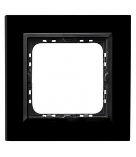 IMPRESJA R-1YGC/32/25 Ramka pojedyncza , CZARNE SZKŁO