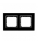 IMPRESJA R-2YGC/32/25 Ramka podwójna , CZARNE SZKŁO