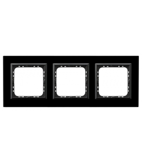 IMPRESJA R-3YGC/32/25 Ramka potrójna , CZARNE SZKŁO