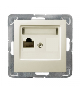 IMPRESJA GPK-1Y/K/m/27 Gniazdo komputerowe pojedyncze, kat. 5e MMC, ECRU