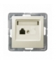 IMPRESJA GPT-1Y/m/27 Gniazdo telefoniczne pojedyncze , ECRU