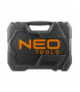 Klucze nasadowe 1/2", 1/4" , zestaw 82 szt., CrV GTX NEO Tools 10-059