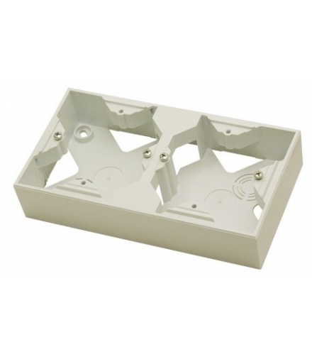 IMPRESJA PNP-2Y/27 Puszka instalacyjna do serii IMPRESJA podwójna, ECRU