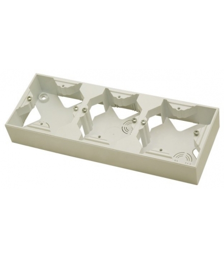 IMPRESJA PNP-3Y/27 Puszka instalacyjna do serii IMPRESJA potrójna, ECRU