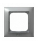 IMPRESJA RH-1Y/18 Ramka pojedyncza do łączników IP-44 , SREBRO