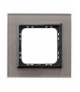 IMPRESJA R-1YGC/41/25 Ramka pojedyncza , SZARE SZKŁO