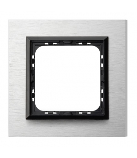 IMPRESJA R-1YAC/62/25 Ramka pojedyncza , SZCZOTKOWANE ALUM