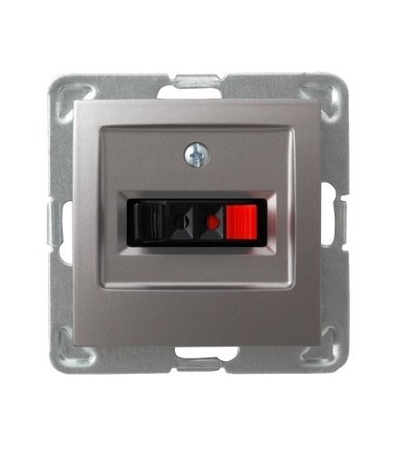 IMPRESJA GG-1Y/m/23 Gniazdo głośnikowe pojedyncze , TYTAN