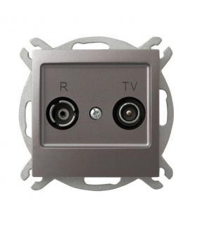 IMPRESJA GPA-16YP/m/23 Gniazdo RTV przelotowe 16-dB , TYTAN