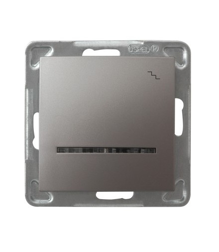 IMPRESJA ŁP-3YS/m/23 Łącznik schodowy z podświetleniem niebieskim, TYTAN