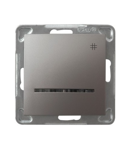 IMPRESJA ŁP-4YS/m/23 Łącznik krzyżowy z podświetleniem niebieskim, TYTAN