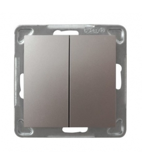 IMPRESJA ŁP-9Y/m/23 Łącznik schodowy + jednobiegunowy , TYTAN