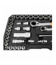 Zestaw nasadek przelotowych 1/4" + 3/8", 46 szt. GTX NEO Tools 10-019