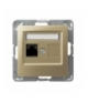IMPRESJA GPK-1Y/K/m/28 Gniazdo komputerowe pojedyncze, kat. 5e MMC, ZŁOTY METALIK