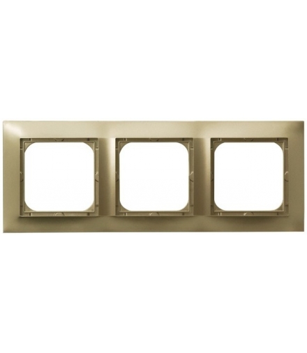 IMPRESJA R-3Y/28 Ramka potrójna , ZŁOTY METALIK